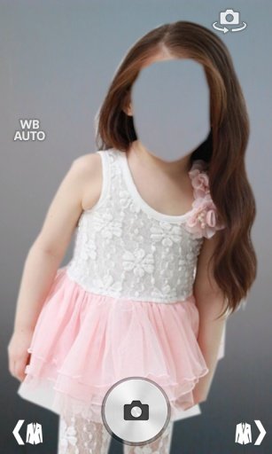 Kid girl fashion photo montage截图2