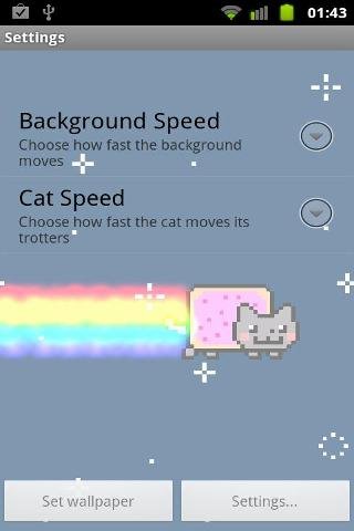 Nyan Cat Live Wallpaper截图1