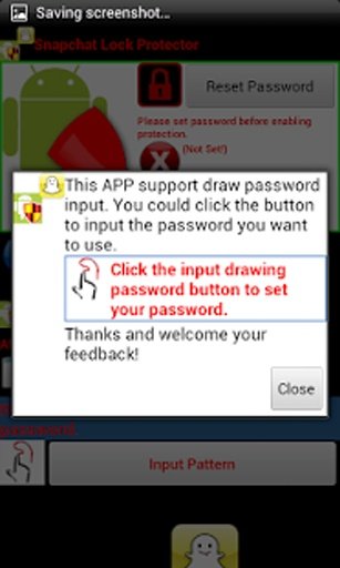 Snapchat 数据锁保护器截图3