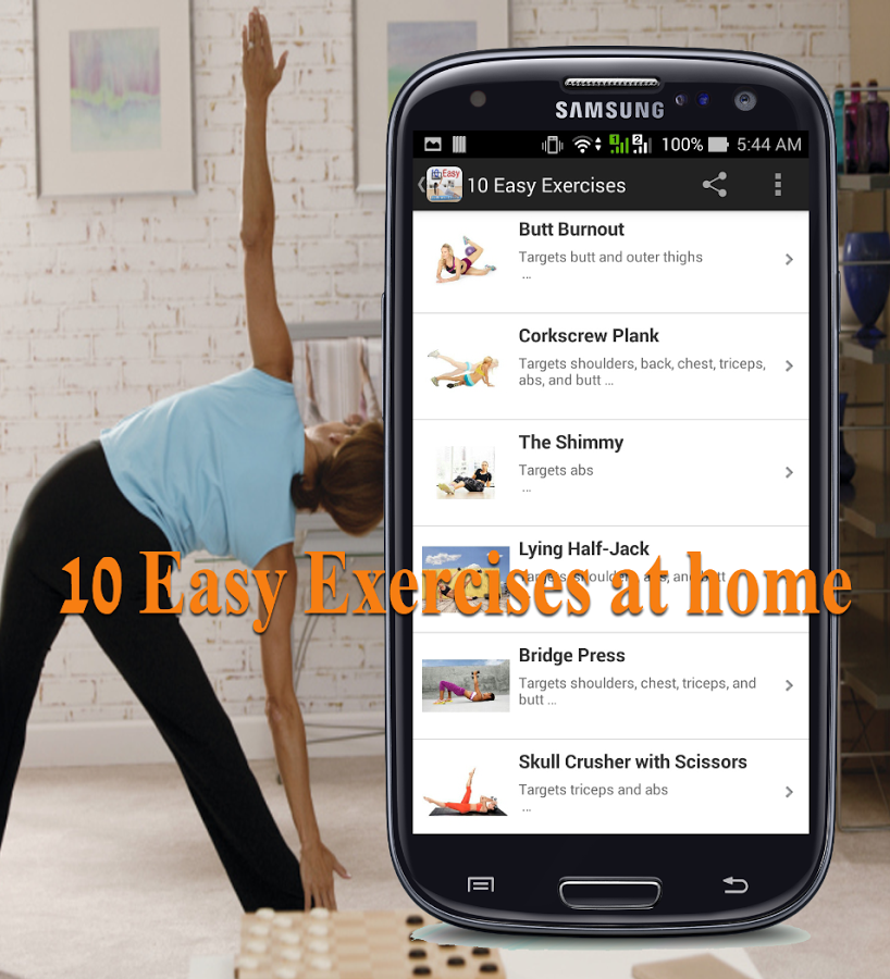 10 Easy Exercises at home截图2