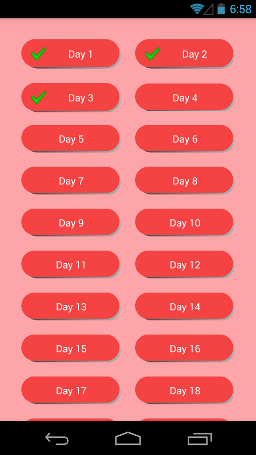 30 Day Fifty Pushups Challenge截图9
