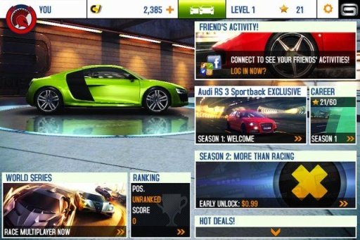 Asphalt 8 Airborne Cheats截图4