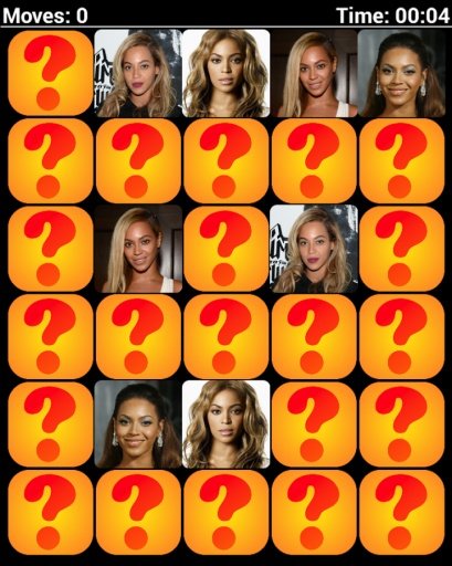 Beyonce Memory Game截图2