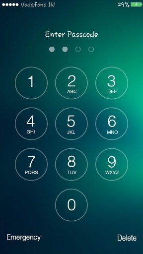 Keypad Pin Lockscreen截图3