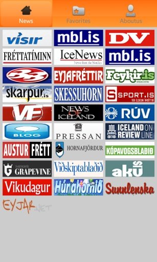 Icelandic Newspapers.截图2