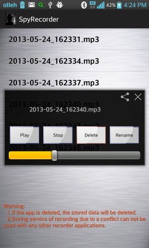 SpyRecorder Widget Free截图3