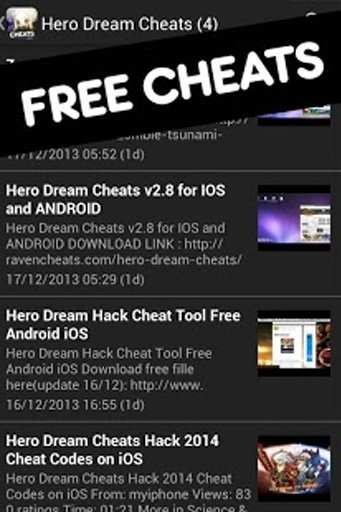 Hero Dream Cheats &amp; Guide截图3