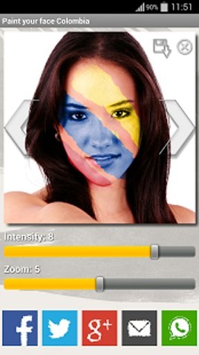 Paint your face Colombia截图4