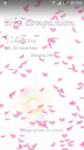 Pink Feather Live Wallpaper截图2