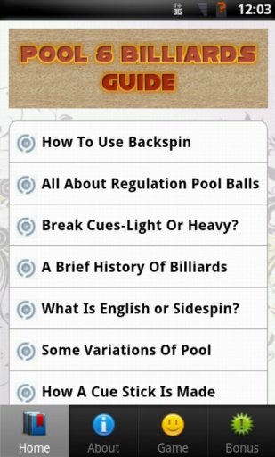 Pool Billiards Game Tips Free截图1