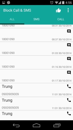 block call and block sms截图4