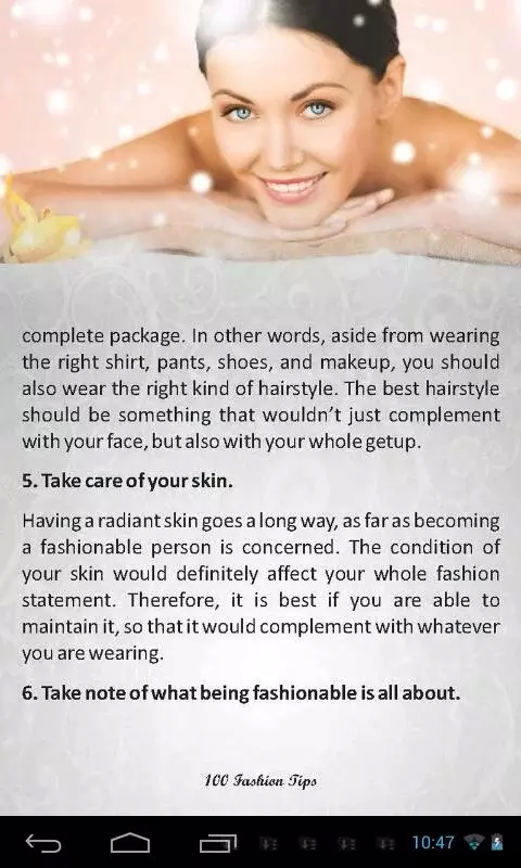 100 Fashion Tips截图10