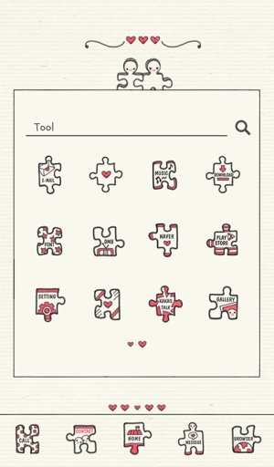 puzzle of Love 도돌런처 테마截图3