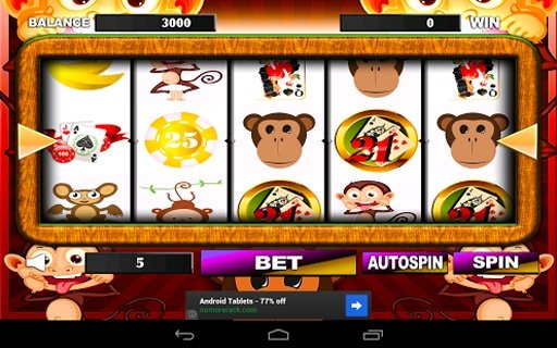 Crazy Monkey Slots Multiple截图2