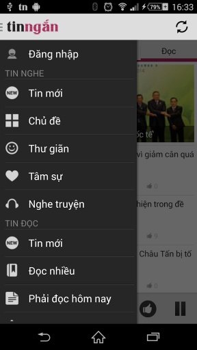 Tin ngắn Radio截图2