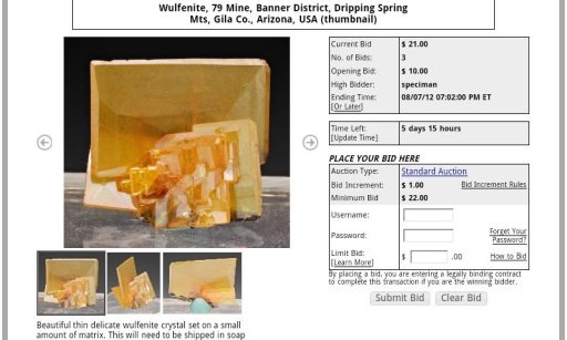 Fine Mineral Auctions截图3