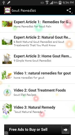 Gout Remedies - Natural截图1