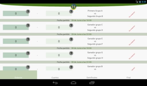 Resultados Mundial de Futbol截图3