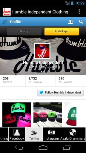 Humble &amp; Independent Clothing截图5