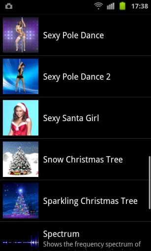 Snow Christmas Tree LWP截图5