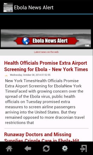 Ebola News Alert截图1