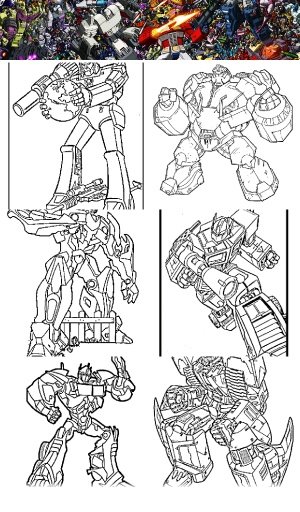 Coloring Book Transformers截图3