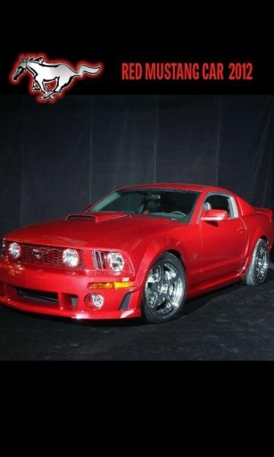 Red Mustang Car Live Wallpaper截图4