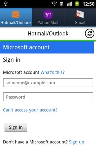 Mails - Hotmail Yahoo Gmail截图2