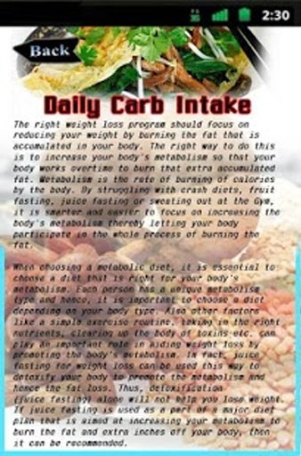 Daily Carb Intake截图5