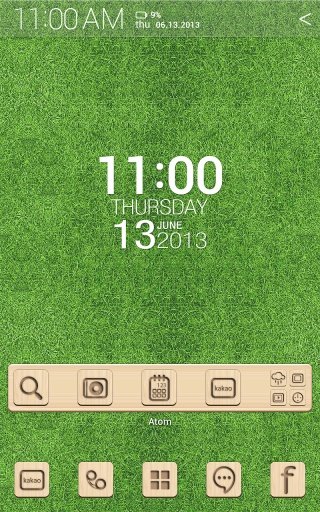 Natural Green Atom theme截图4