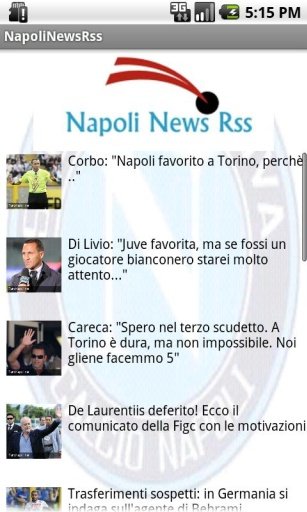 Napoli News Rss截图1