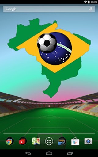 Brazil Football LWP截图11