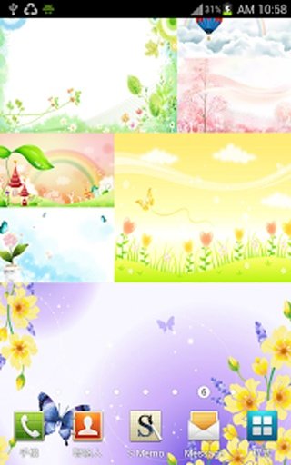 Cartoon Rainbow Live Wallpaper截图10