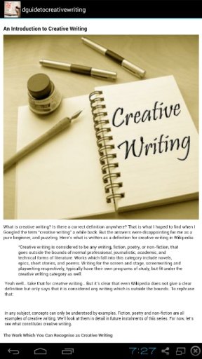 Guide To Creative Writing截图2