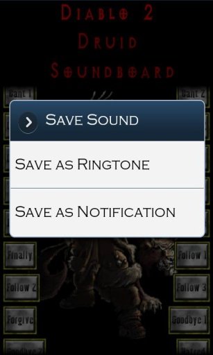 Diablo 2 Druid Sound Board截图2