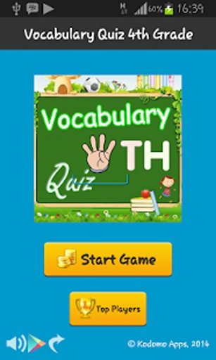 Vocabulary Quiz 4th Grade截图2