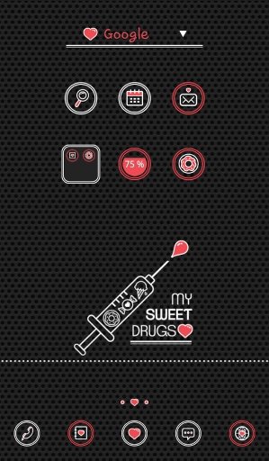 my sweet drugs dodol theme截图1