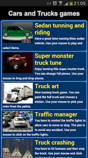 Cars and Trucks Games截图2