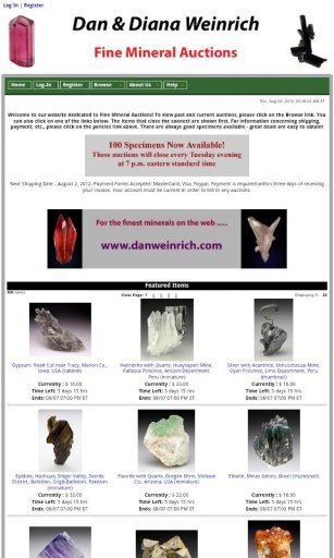 Fine Mineral Auctions截图1