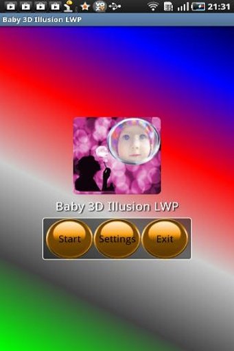 Baby 3D Illusion LWP截图3