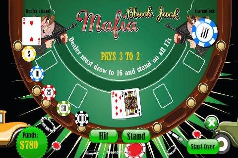 Mafia Blackjack截图4