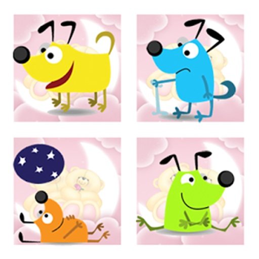 Funny Dogs 3 Match Puzzle截图3