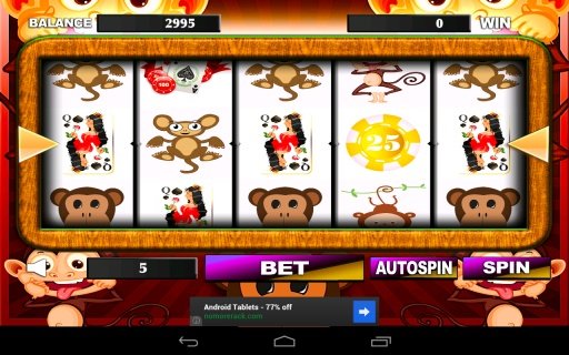 Crazy Monkey Slots Multiple截图3