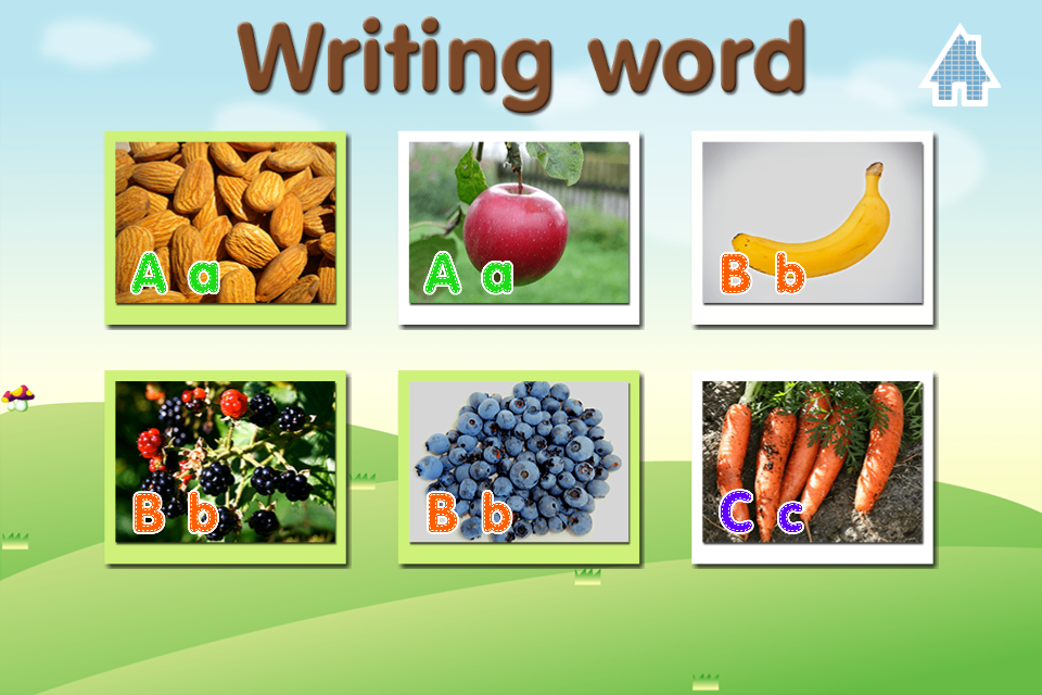 ABC Fruit Veg Flashcard Write截图8