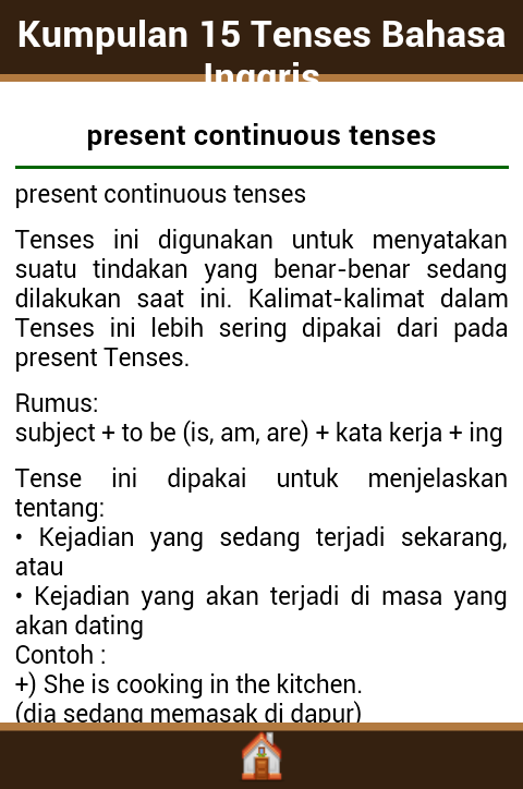 15 tenses bahasa inggris截图3