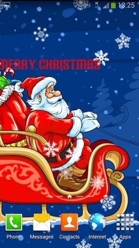 Santa Live Wallpaper截图4