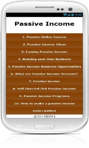 Passive Income截图4