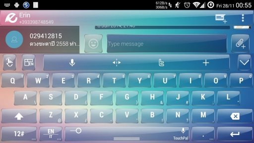 Theme x TouchPal Blur Glass截图4