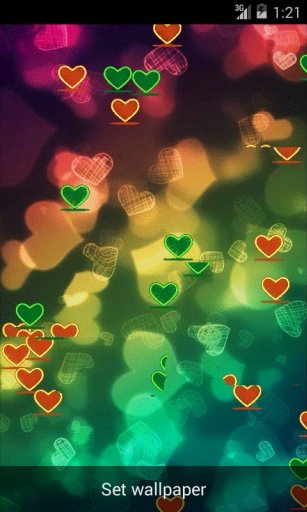 Multi Hearts Live Wallpaper截图5