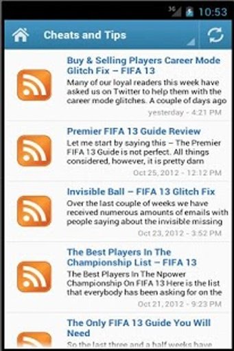 Fifa 13 Cheats and Scoop截图1